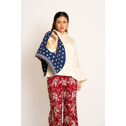 ASHTAR Blue Kalki Reversible Jacket