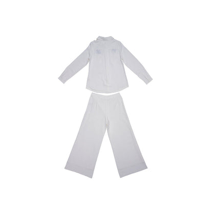 ASHITA FERNANDES White Embroidered Double Front Pocket Shirt