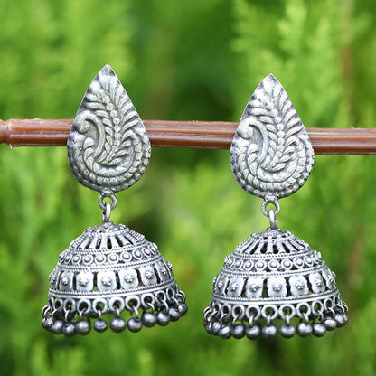Auraa Trends Elegant Oxidised Jhumki Earrings For women