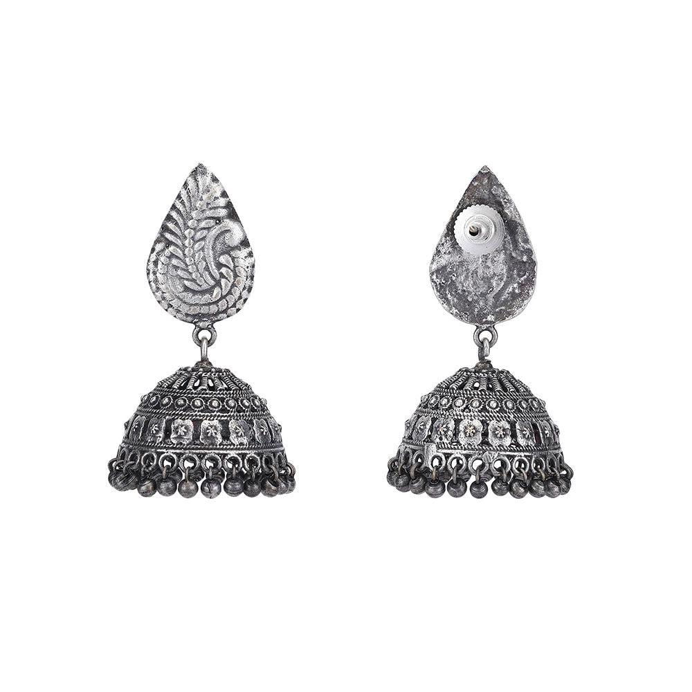 Auraa Trends Elegant Oxidised Jhumki Earrings For women