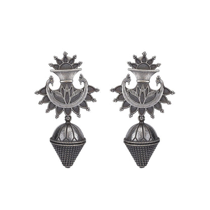 Auraa Trends Classic Oxidised Drop Earrings For women