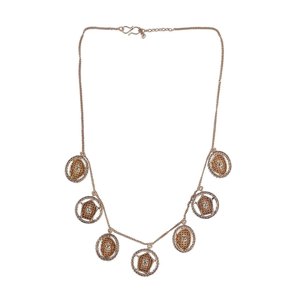 Auraa Trends 22Kt Gold Plated Kundan Jewellery Set