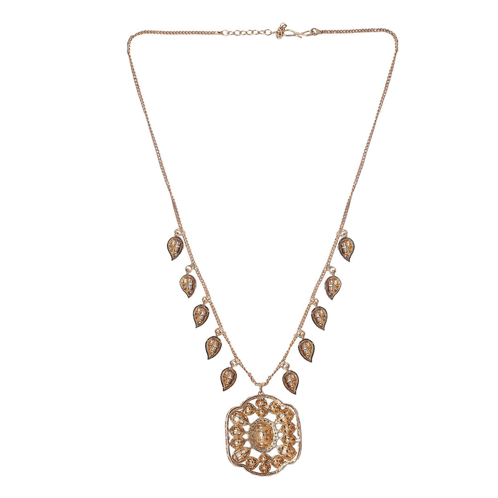 Auraa Trends 22Kt Gold Plated Kundan Jewellery Set For Women