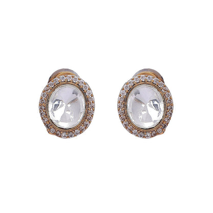 Auraa Trends 22Kt Gold Plated Kundan Jewellery Set For Women
