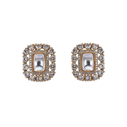 Auraa Trends Gold Tone Polka Jewellery Set