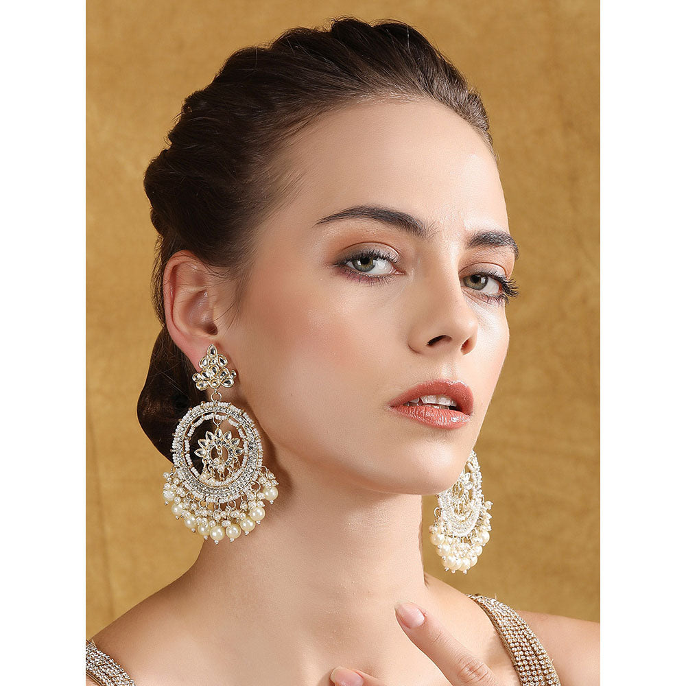 Auraa Trends Diamond Shaped Drop Earring