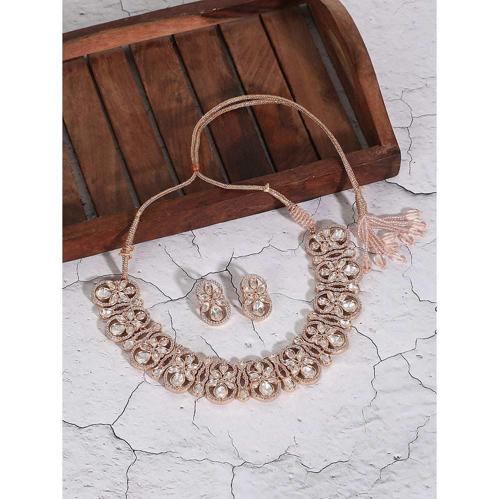 Auraa Trends Gold Plated Wedding Jewellery Set