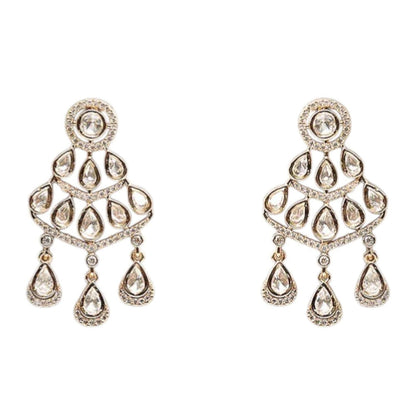 Auraa Trends Delicate Gold-Plated Kundan Pendant Necklace Set