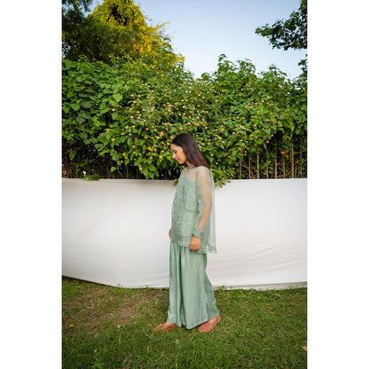 AYAKA Hope Green Applique Top (Set of 2)