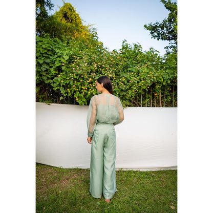 AYAKA Hope Green Applique Top (Set of 2)