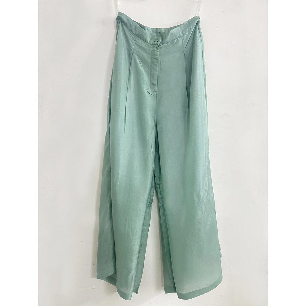 AYAKA Jo Green Wide Palazzo