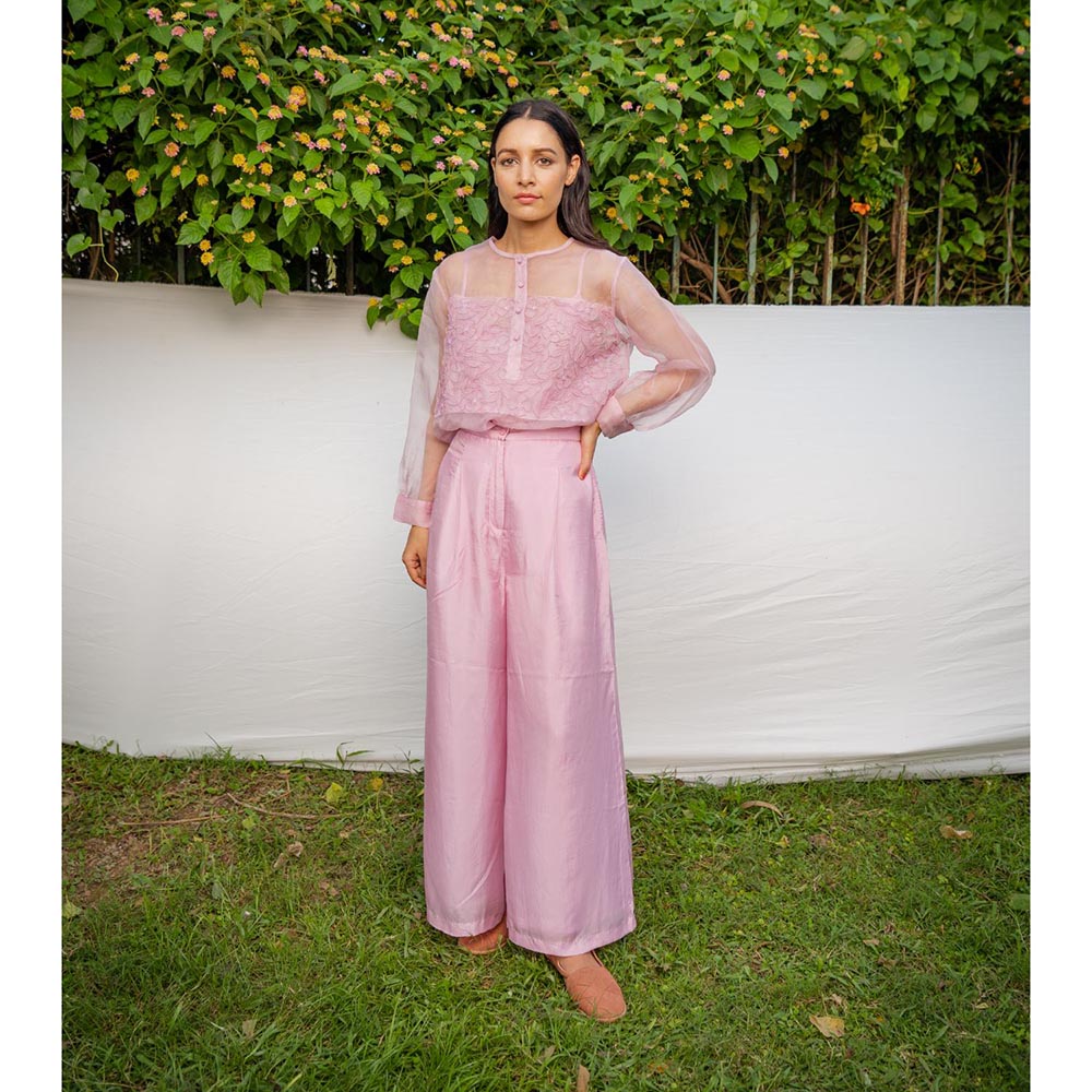 AYAKA Jo Lilac Wide Palazzo