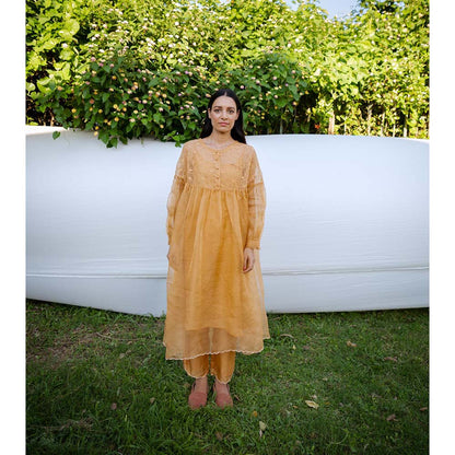 AYAKA Carly Mustard Pull-On Pant