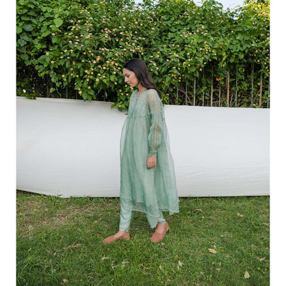 AYAKA Carly Green Pull-On Pant