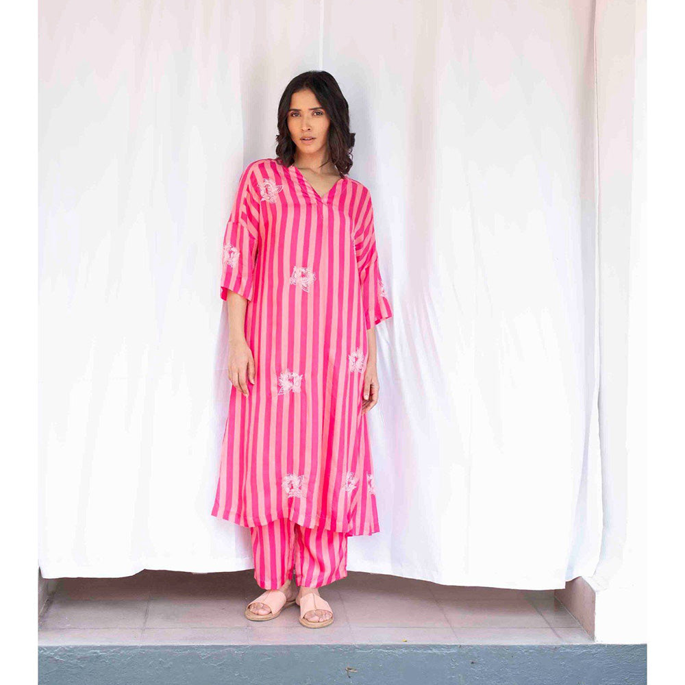 AYAKA Carly Pink Striper Trousers
