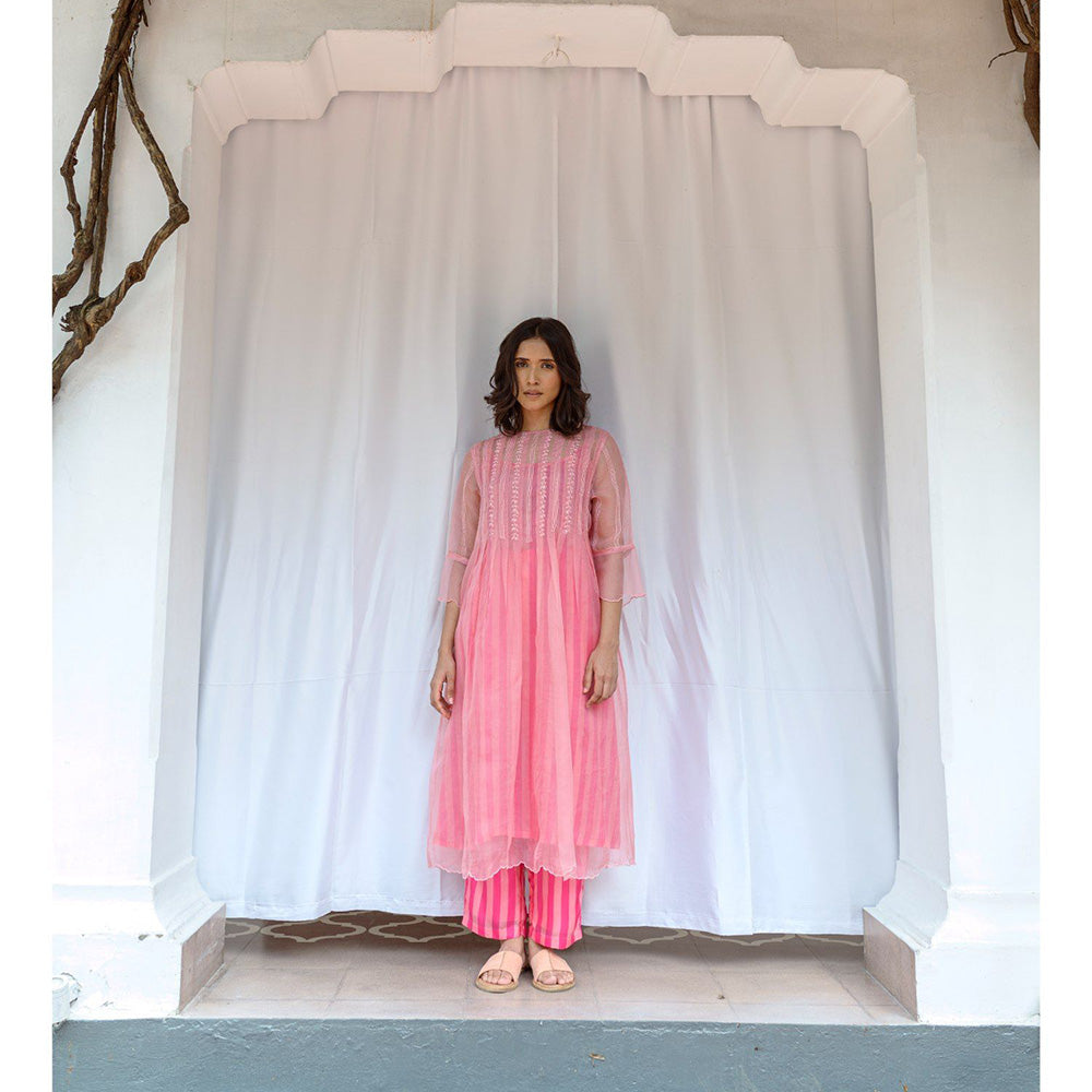 AYAKA Carly Pink Striper Trousers