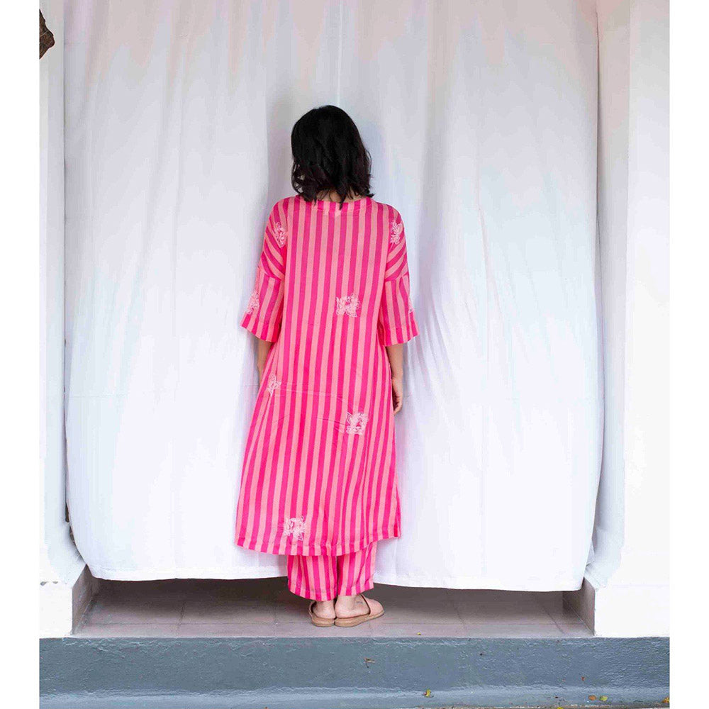 AYAKA Carly Pink Striper Trousers