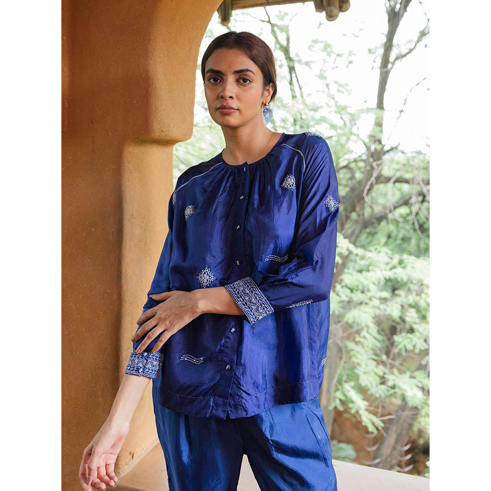 AYAKA Dale Blue Front Open Top