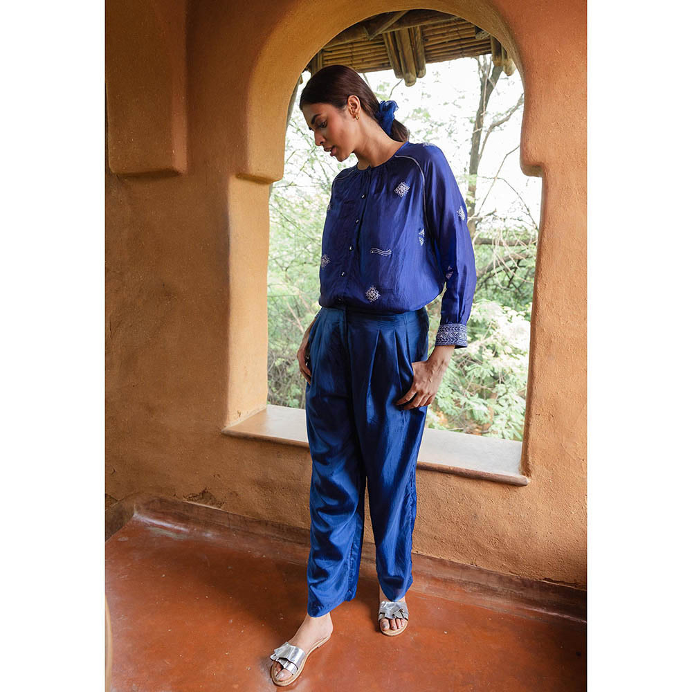 AYAKA Dale Blue Front Open Top
