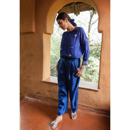 AYAKA Dale Blue Front Open Top