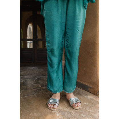 AYAKA Carly Green Trousers