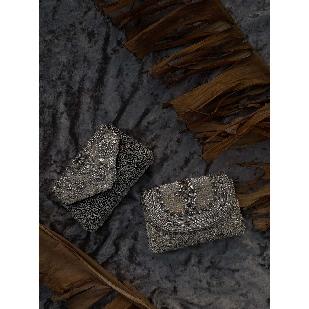 AYE VI Mehnaz Pochette with Detachable Handle and Metal Chain