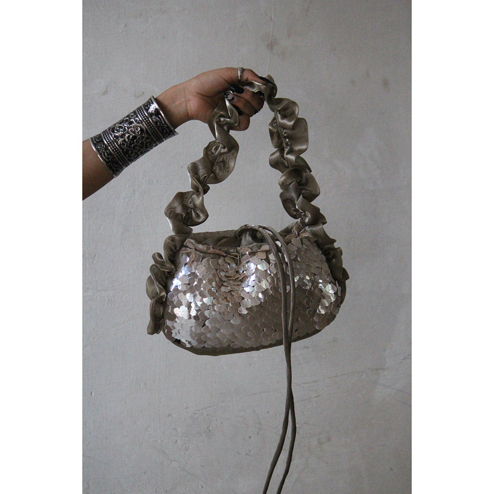 AYE VI Glint Fall Cloud Form Baguette Bag