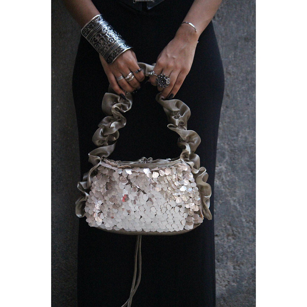 AYE VI Glint Fall Cloud Form Baguette Bag