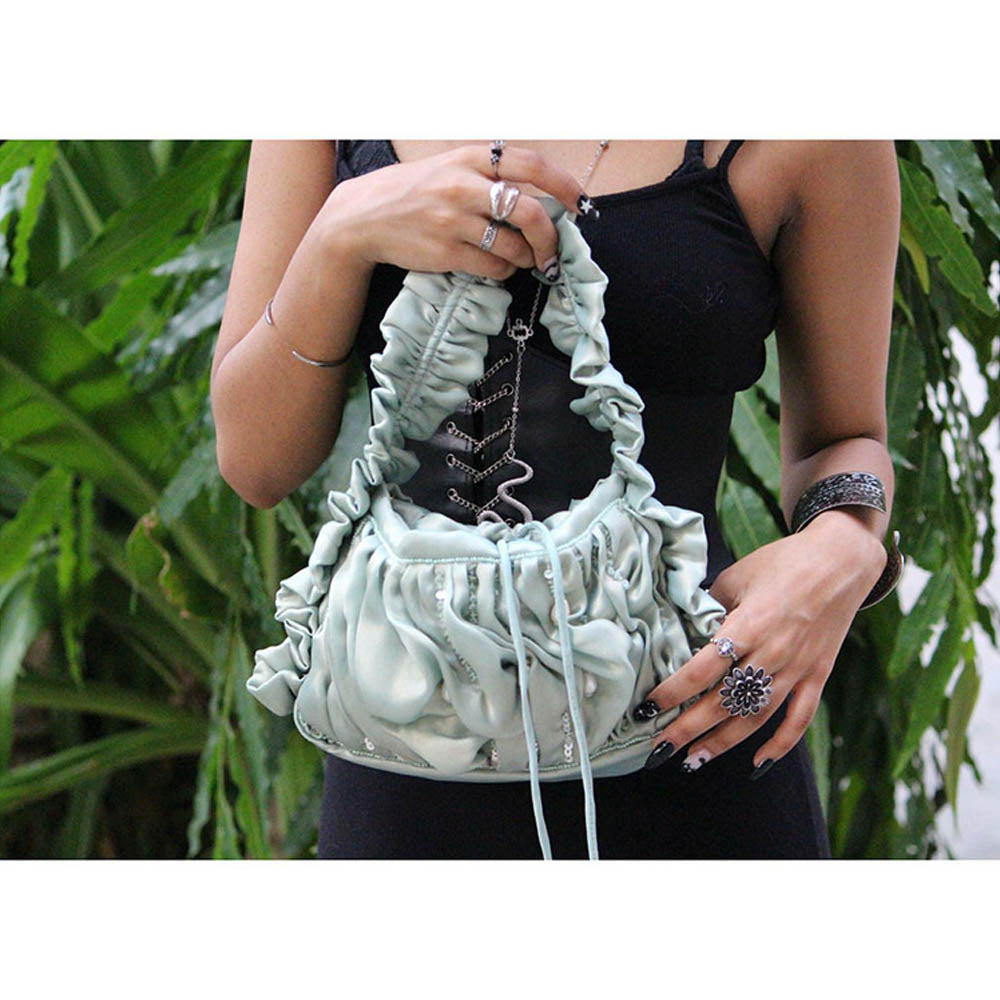 AYE VI Icy Matcha Sculpted Arm Bag