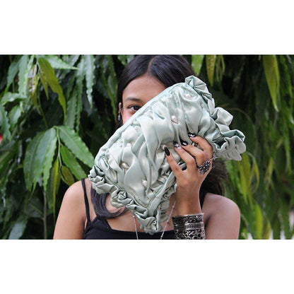 AYE VI Icy Matcha Sculpted Arm Bag