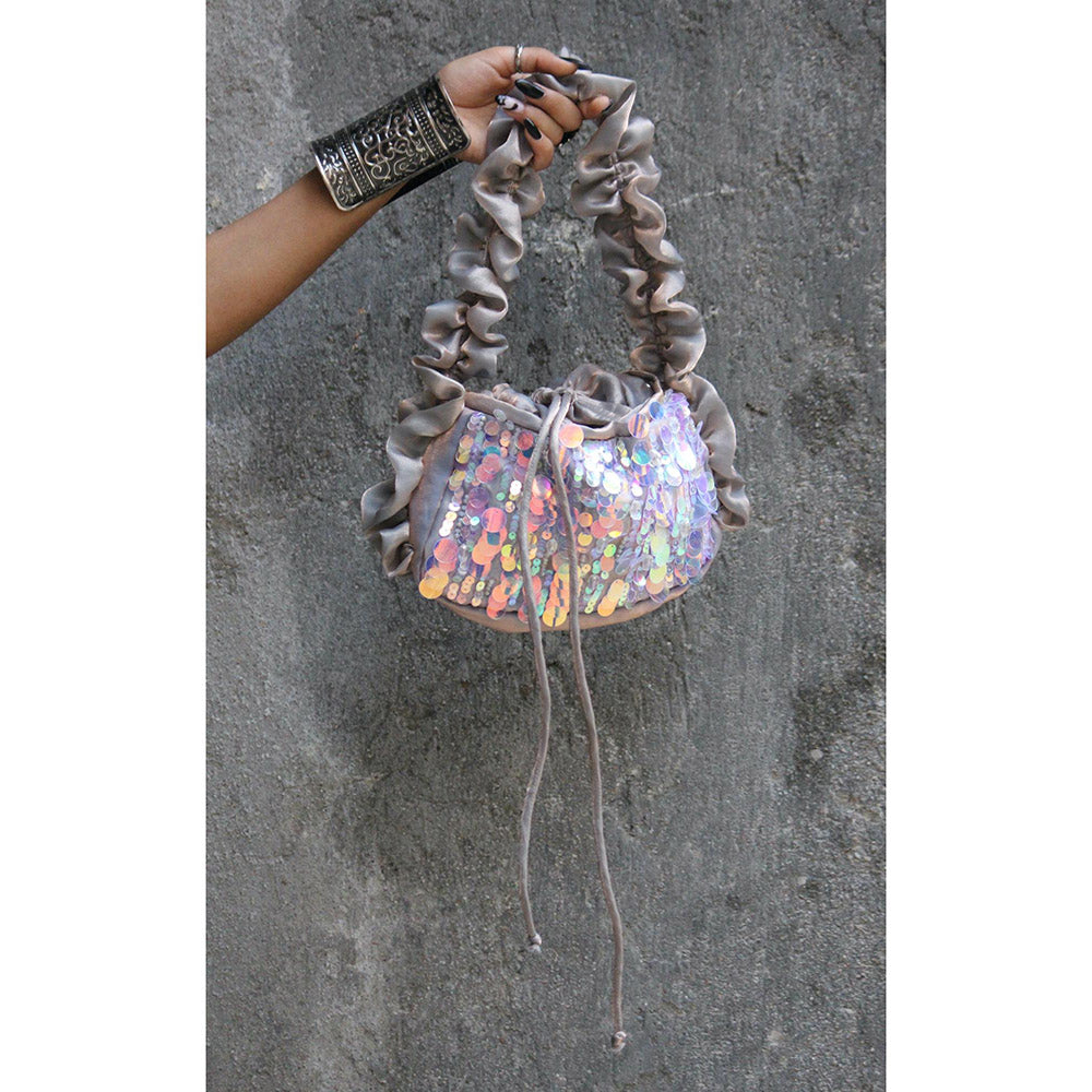 AYE VI Hologlo Cloud Form Baguette Bag