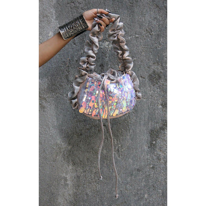 AYE VI Hologlo Cloud Form Baguette Bag