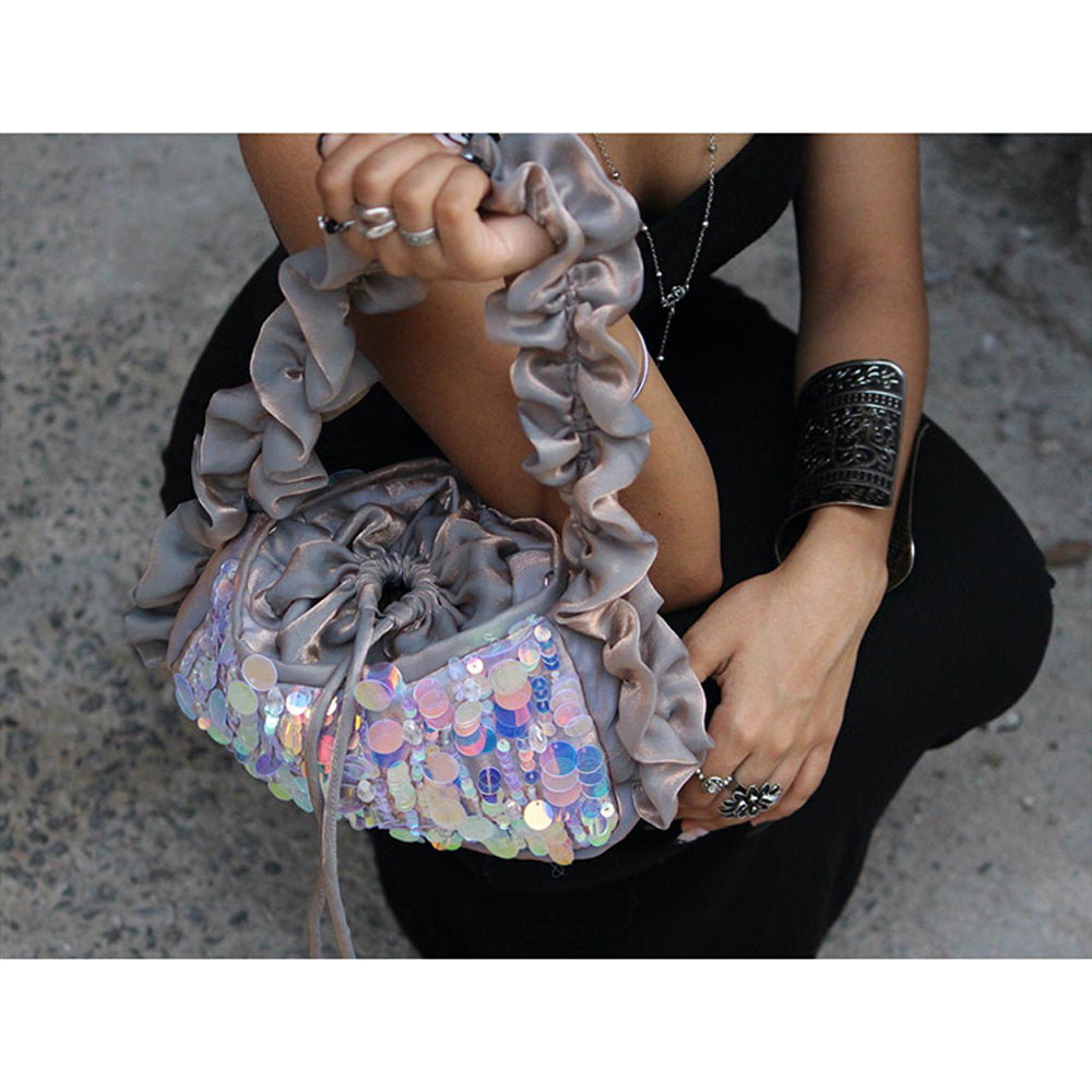 AYE VI Hologlo Cloud Form Baguette Bag