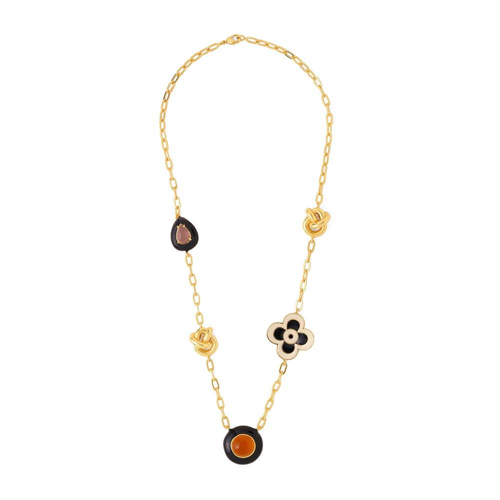AZGA La Mer Necklace - Ecru & Noir