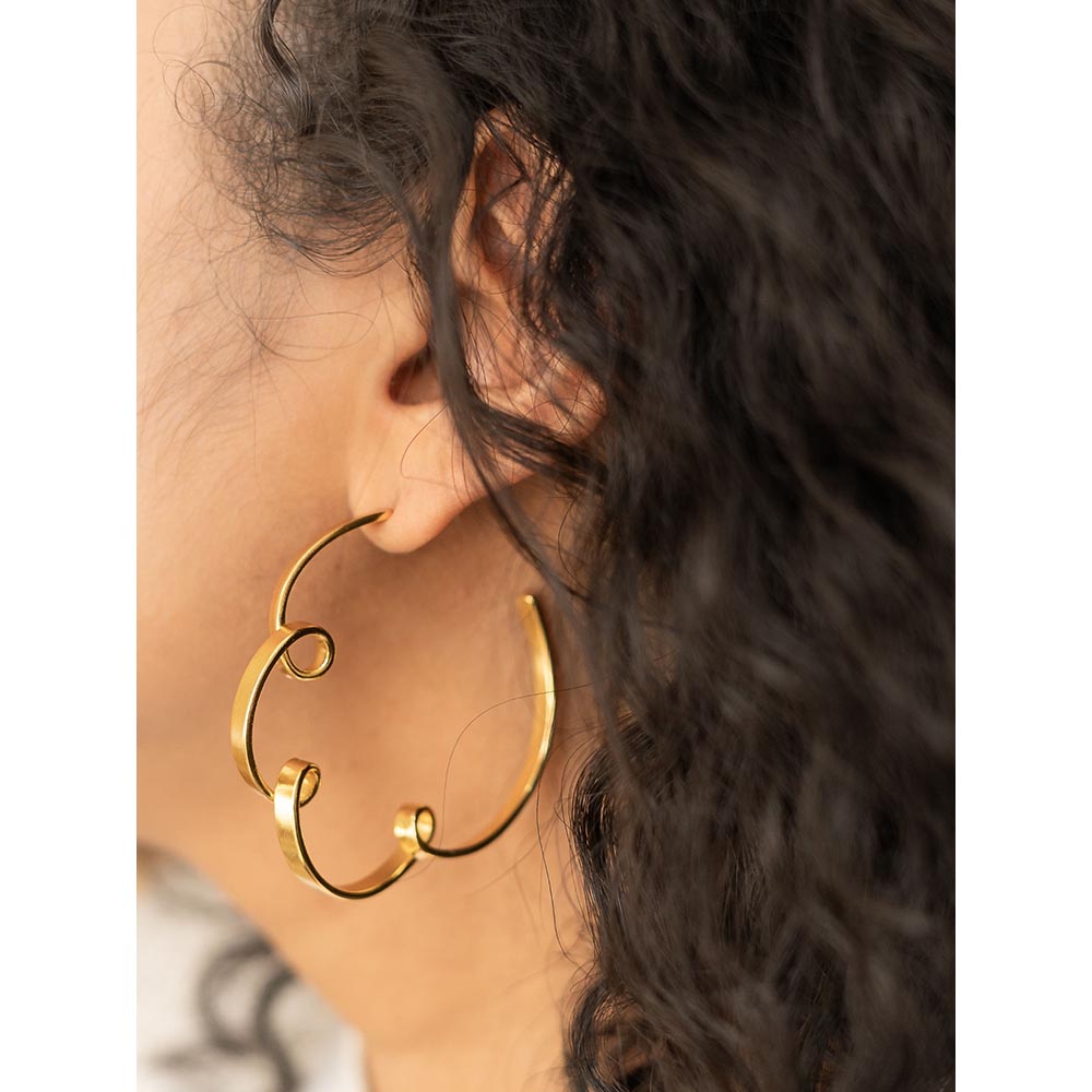 AZGA Kaya Hoops Earrings