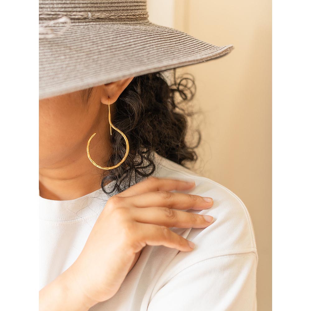 AZGA Ruma Hoop Earrings