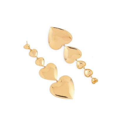AZGA Dangling Hearts Earrings
