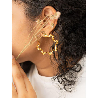 AZGA Whirlwind Hoops Earrings