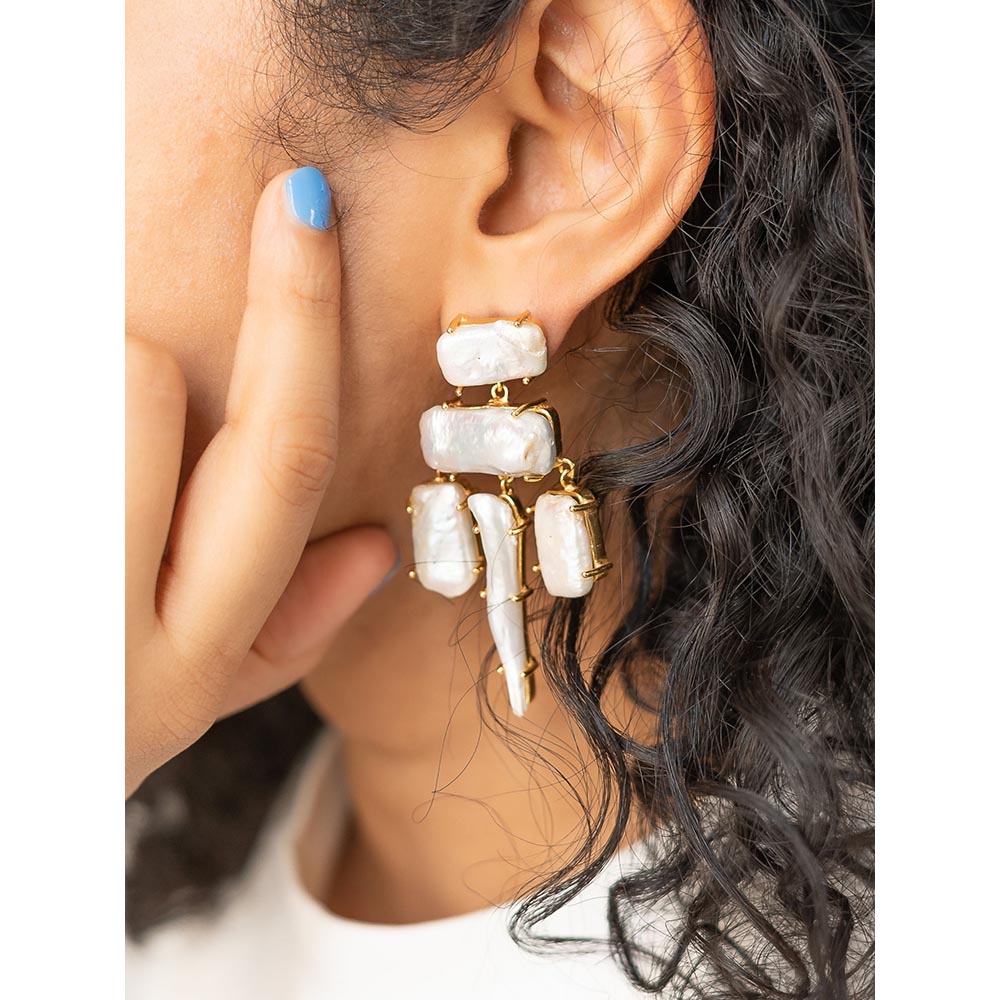 AZGA Baroque Jiva Danglers Earrings
