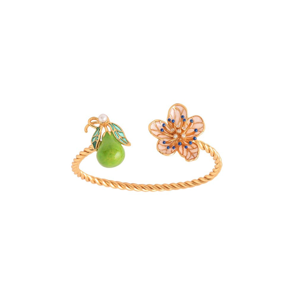 AZGA White Pear Blossom Bracelet