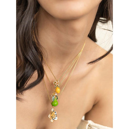 AZGA Gold Lemon Necklace