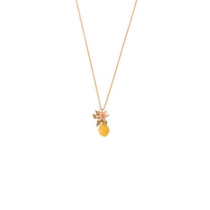 AZGA Gold Lemon Necklace