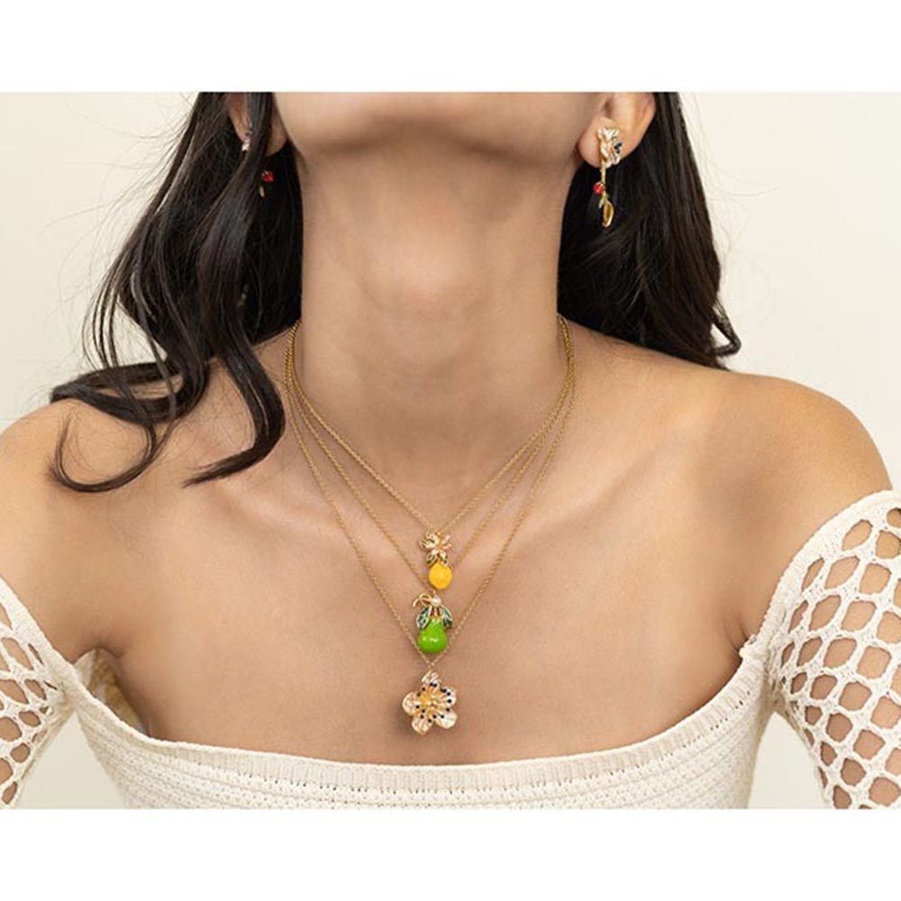 AZGA Green Pear Blossom Necklace