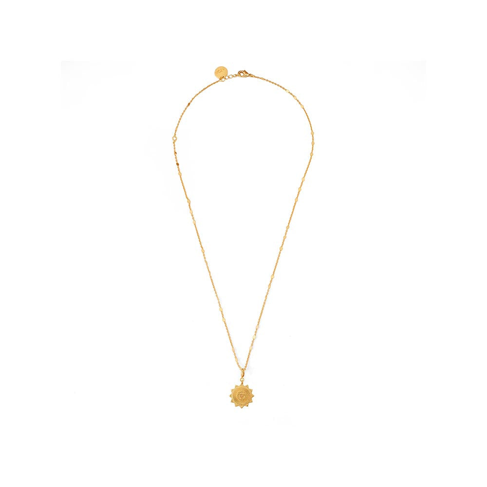 AZGA Vishuddha Chakra Charm Necklace