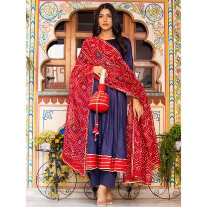Bannhi by Priyanka Rathore Sada Bahar Anarkali Suit (Set of 4)