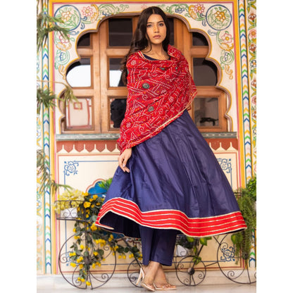 Bannhi by Priyanka Rathore Sada Bahar Anarkali Suit (Set of 4)