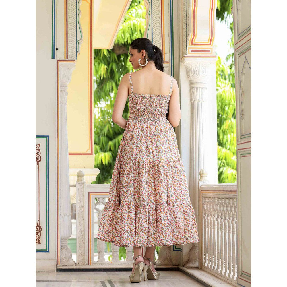 Bannhi by Priyanka Rathore Vinca Cotton Printed Dress