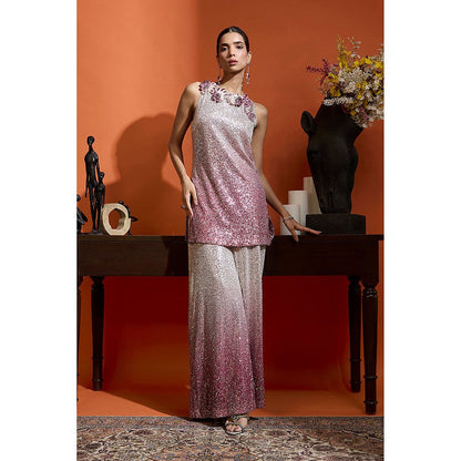 BABITA M Pink Ombre Co-Ord (Set of 2)