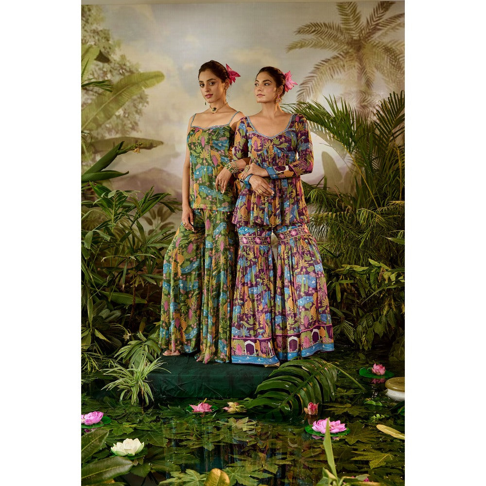 Baise Gaba Devi Gharara & Tunic (Set of 2)