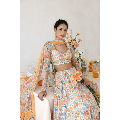 Baise Gaba Sunlit Lehenga Skirt